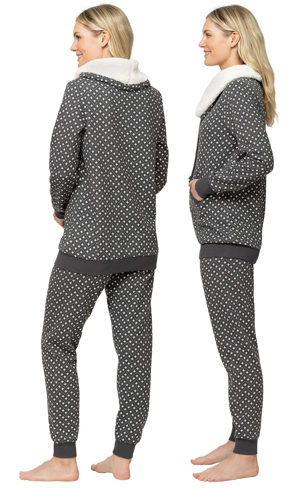 Shearling Rollneck Pajamas