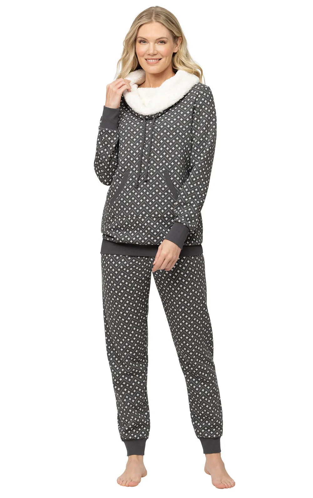Shearling Rollneck Pajamas