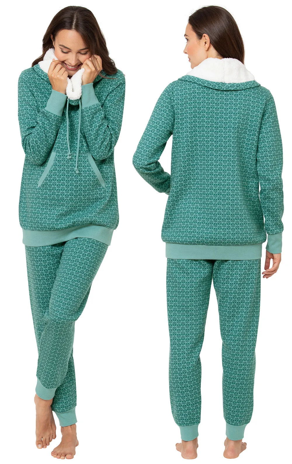 Shearling Rollneck Pajamas