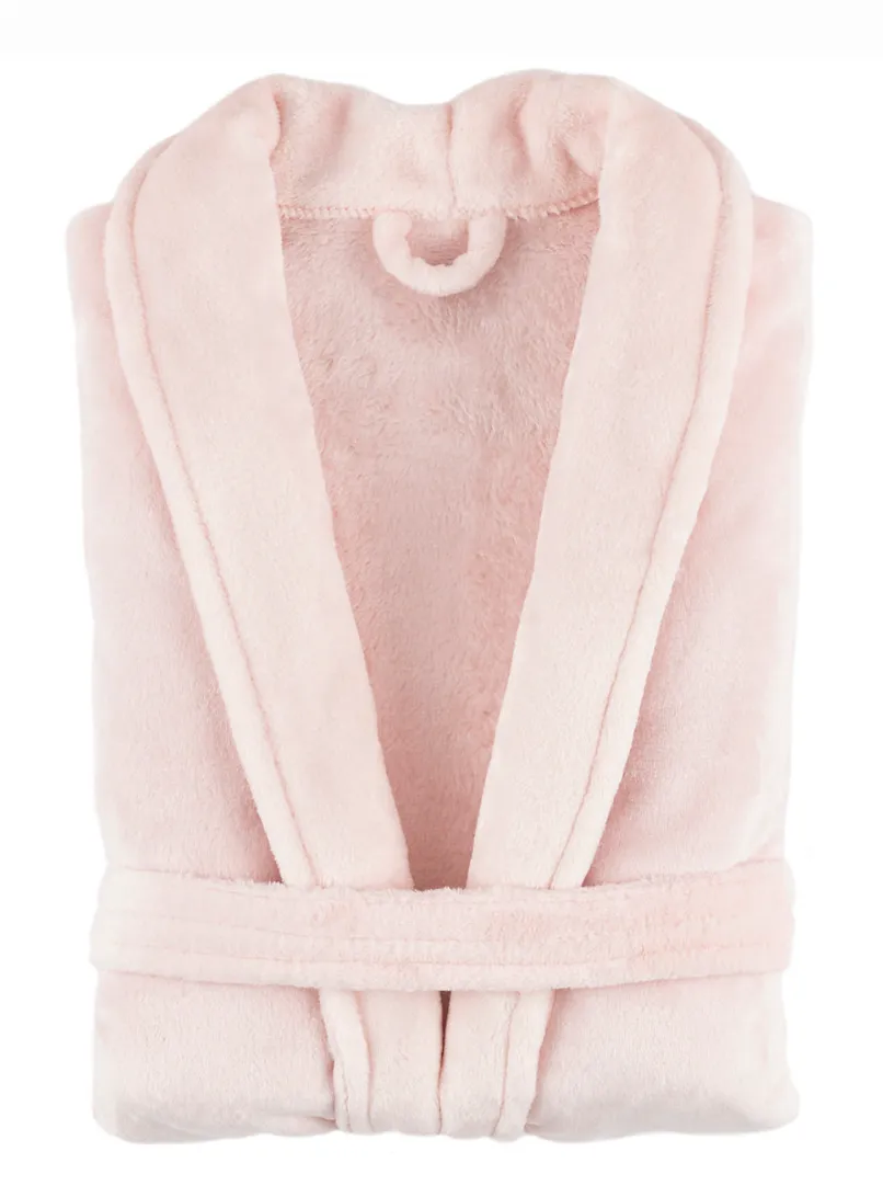 Sheepy Fleece Pale Rose Robe
