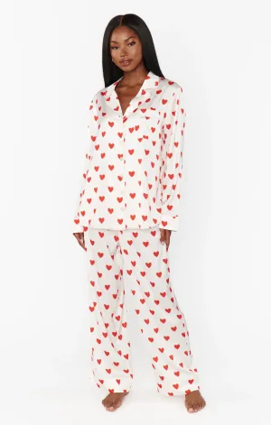 Show Me Your Mumu | Classic PJ Set {Queen of Hearts Silk}