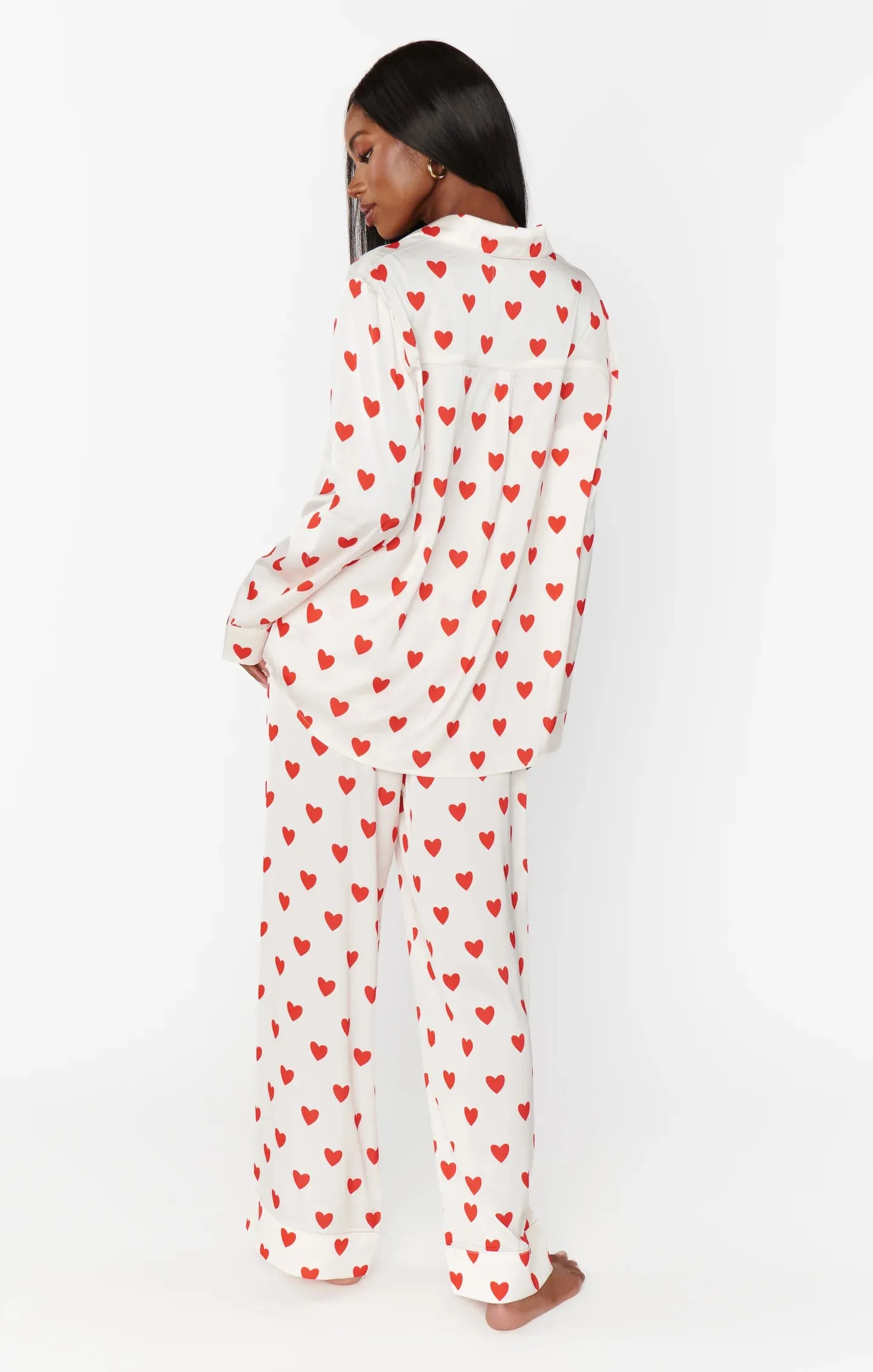 Show Me Your Mumu | Classic PJ Set {Queen of Hearts Silk}