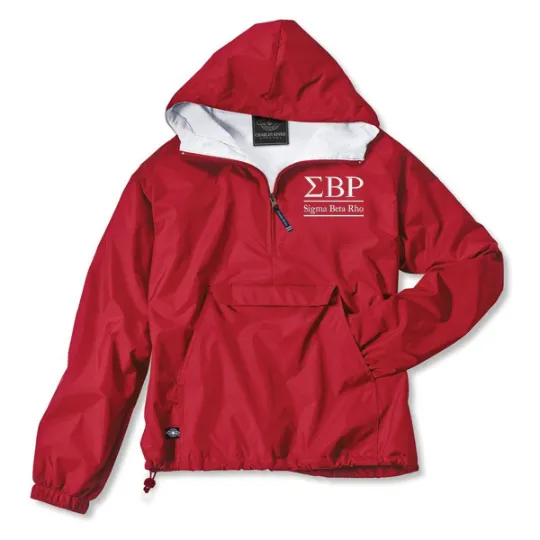 Sigma Beta Rho Flannel Lined Windbreaker