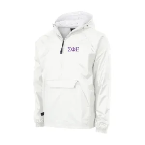Sigma Phi Epsilon Flannel Lined Windbreaker - Letters