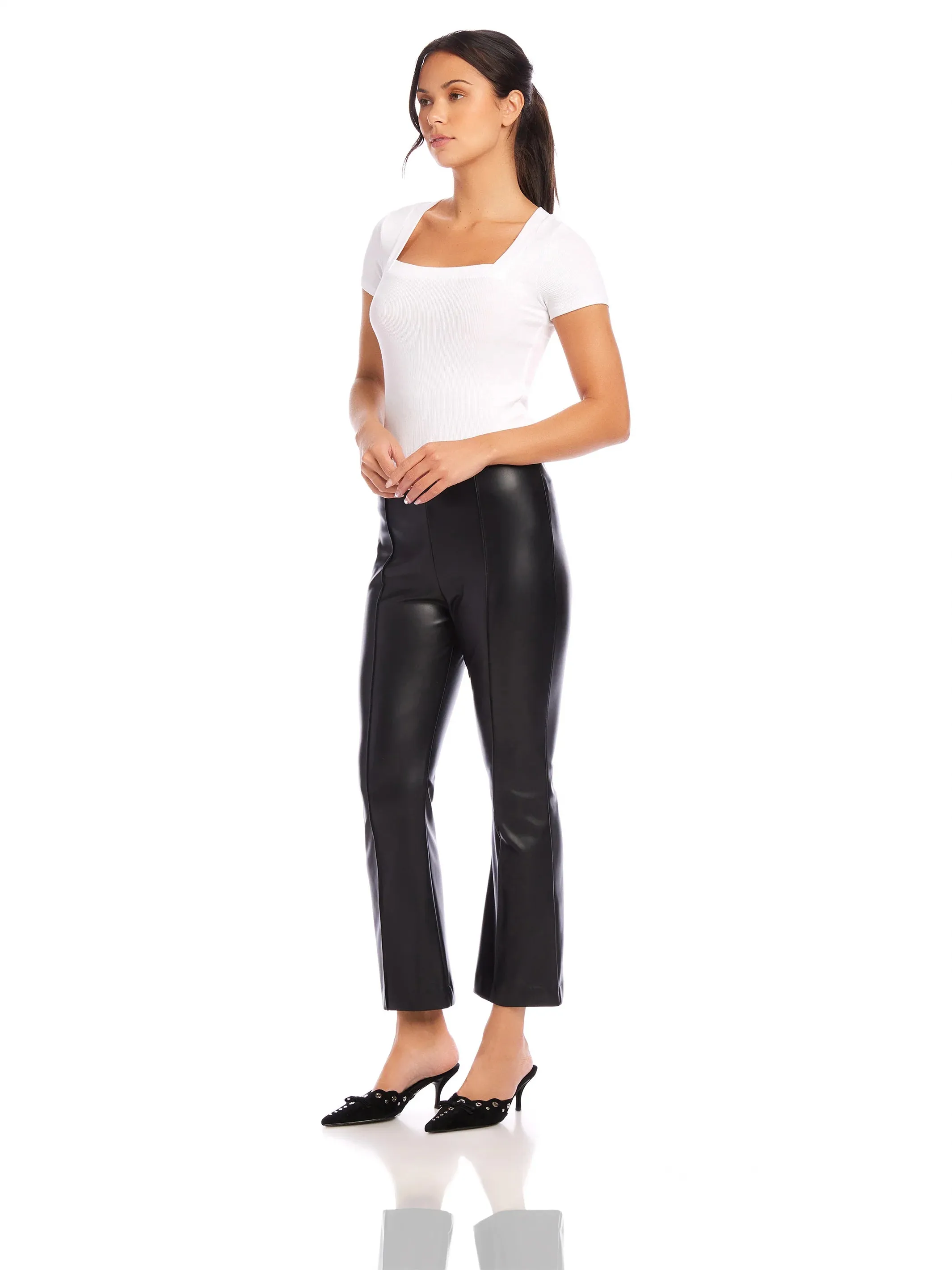 Sigourney Faux Leather Pant
