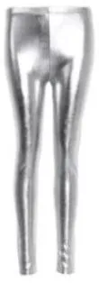 Silver   Gold Metallic Leggings