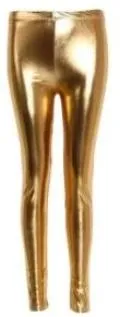 Silver   Gold Metallic Leggings