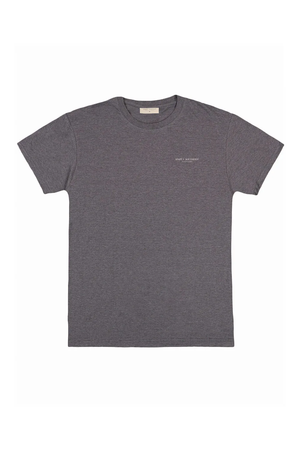 Simply Southern 'Merican Ribbon T-Shirt for Men in Dark Heather Grey | MN-SS-RIBBON-IRONHTHER