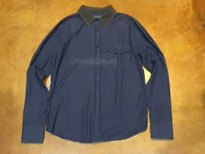 SK00711-CC Save Khaki United Overdyed Chambray Works Good Blue