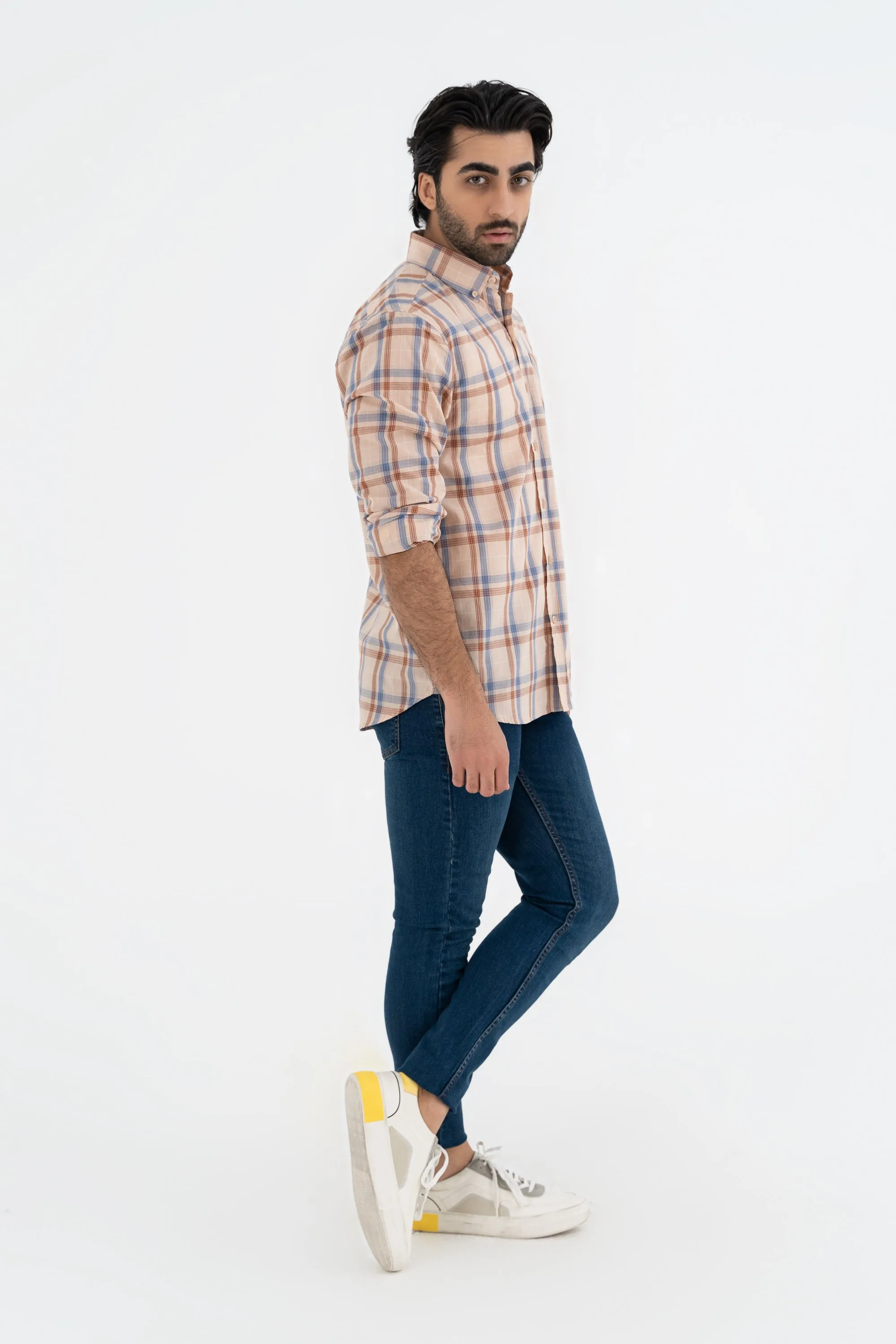 Skin Checkered Shirt