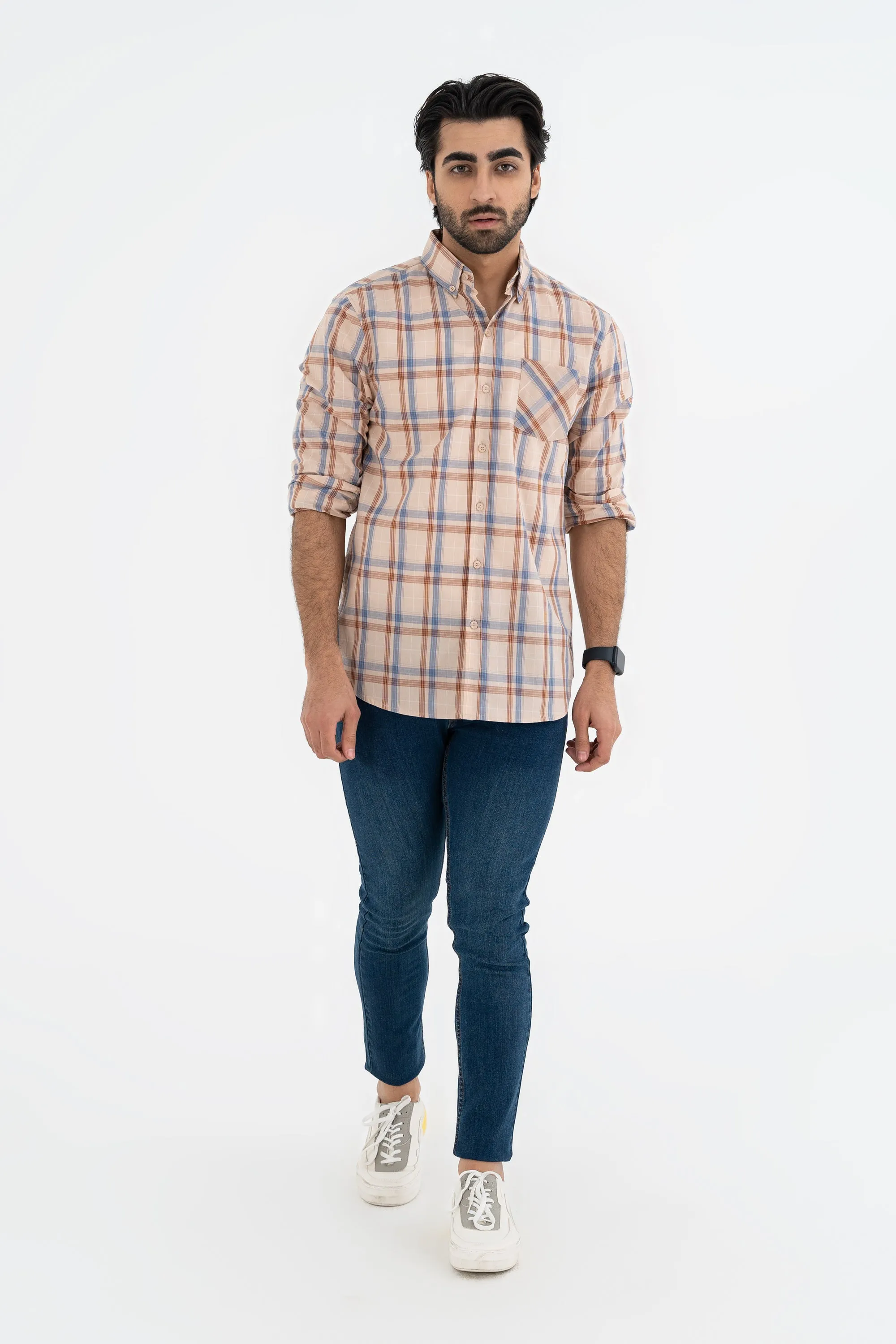 Skin Checkered Shirt