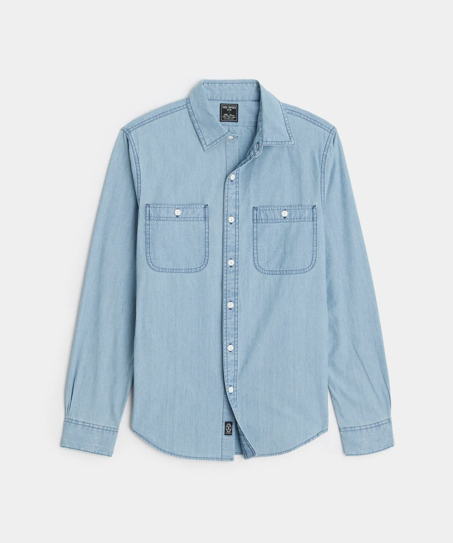 Slim Fit Japanese Chambray Work Shirt