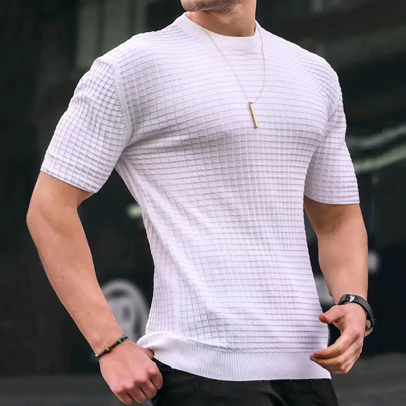Small checkered tee-D817 | Inspanda