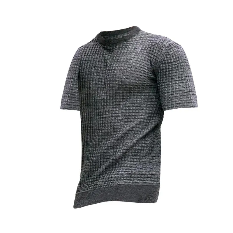 Small checkered tee-D817 | Inspanda