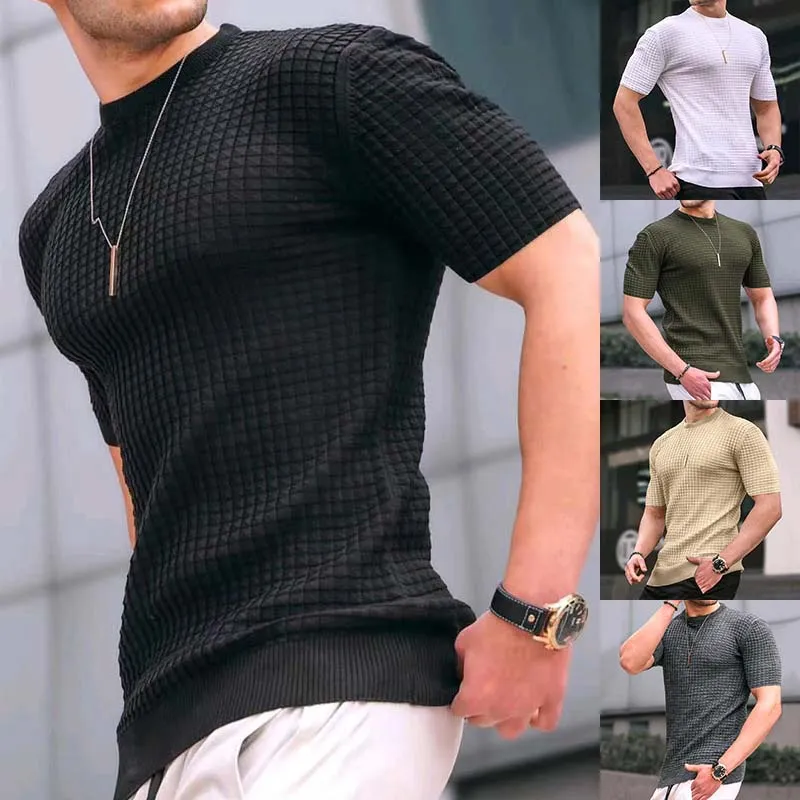 Small checkered tee-D817 | Inspanda