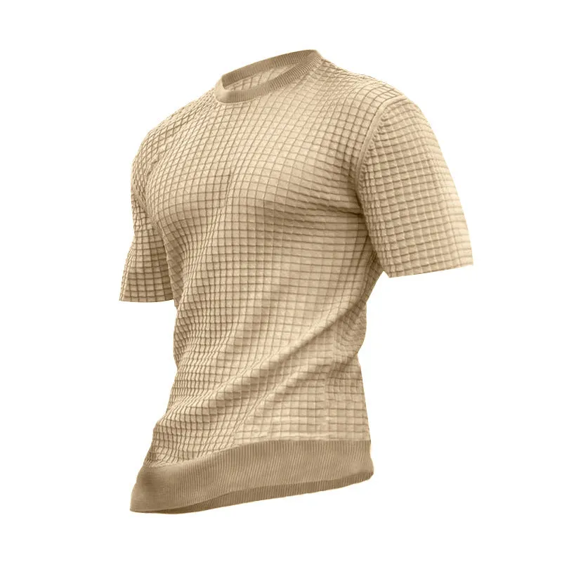 Small checkered tee-D817 | Inspanda