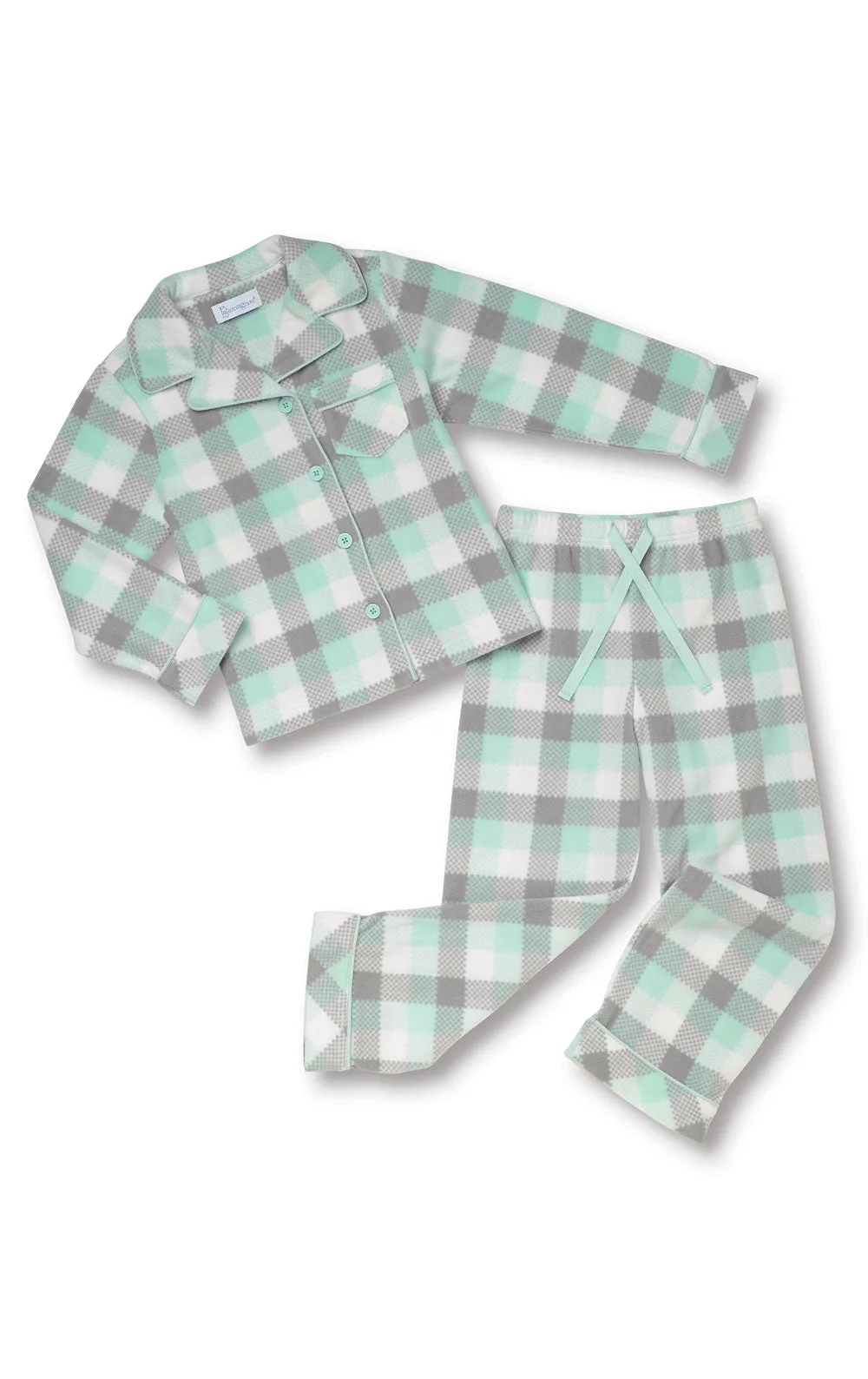 Snuggle Fleece Button-Front Unisex Kids Pajama