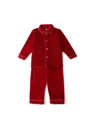 Soft As Silk Velvet Pajama Set