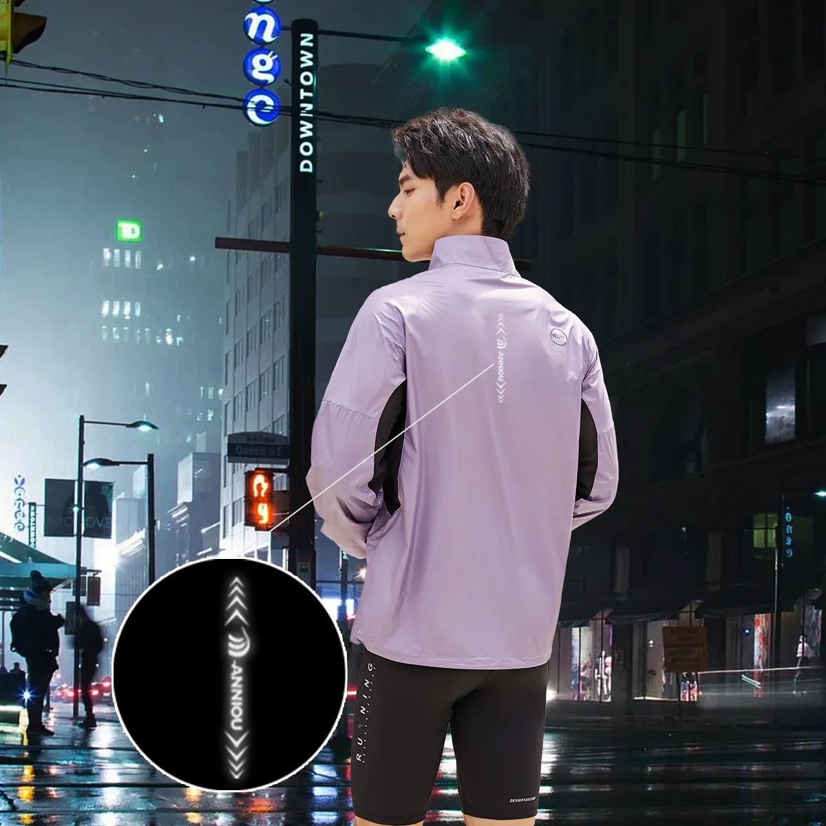 Stand Collar UV Protection Windbreaker