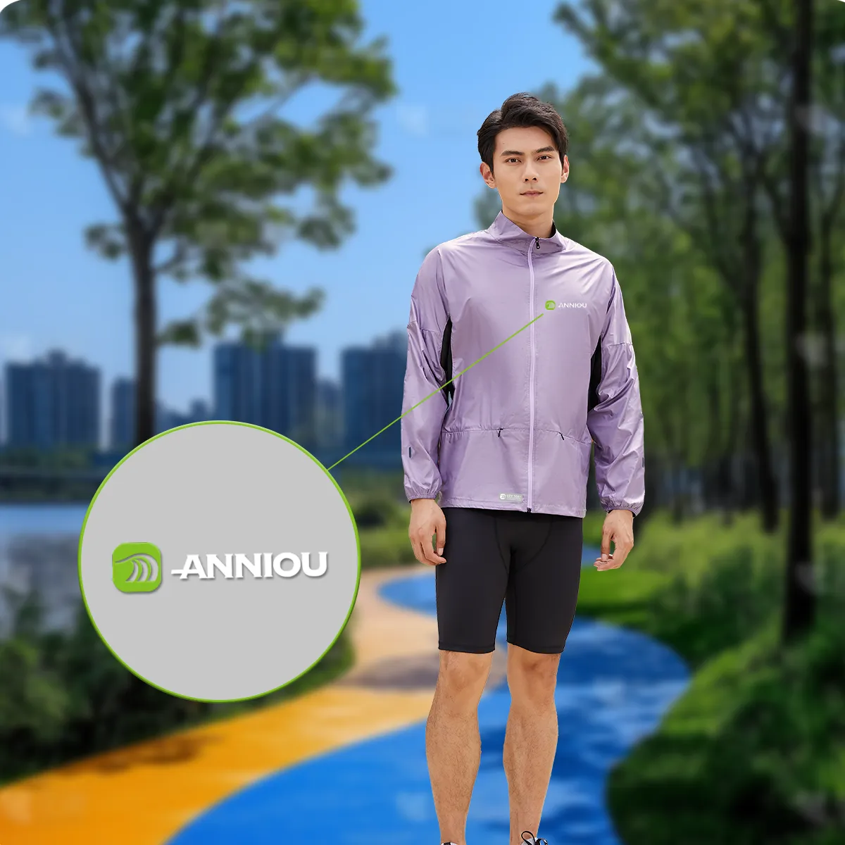 Stand Collar UV Protection Windbreaker
