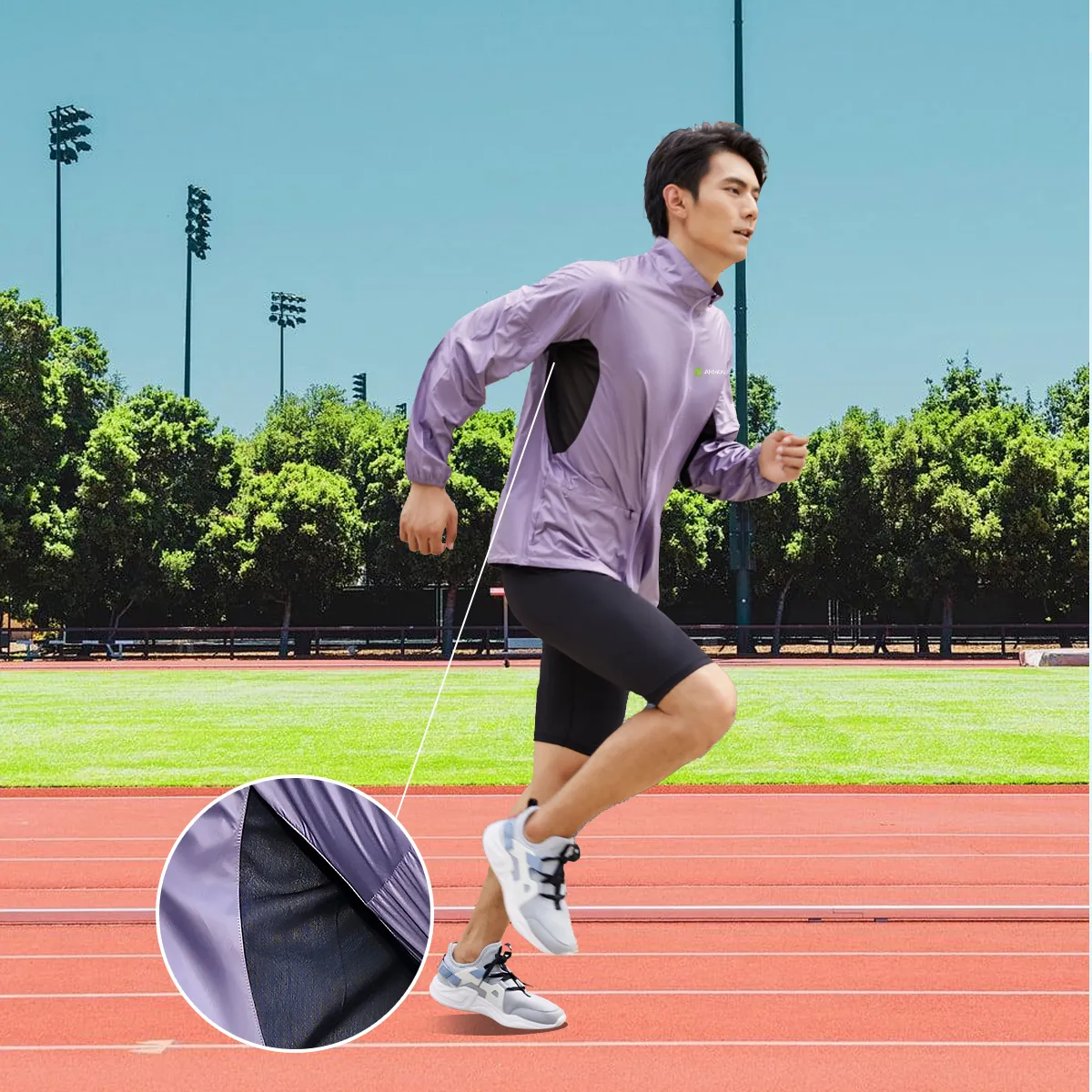Stand Collar UV Protection Windbreaker