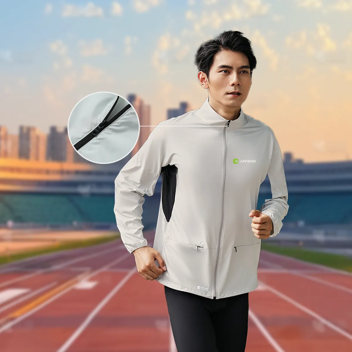Stand Collar UV Protection Windbreaker