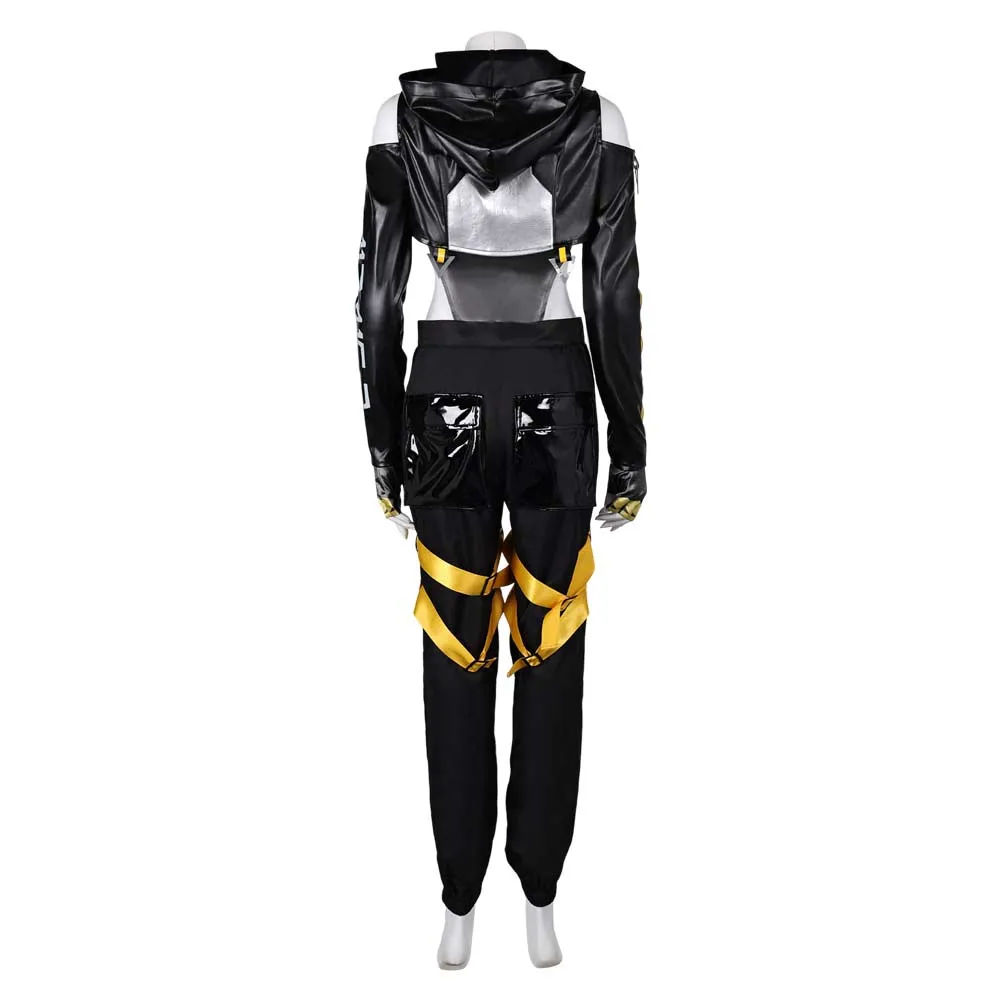 Stellar Blade Lily Artemis II Artemis Black Outfit Cosplay Costume Halloween Carnival Suit