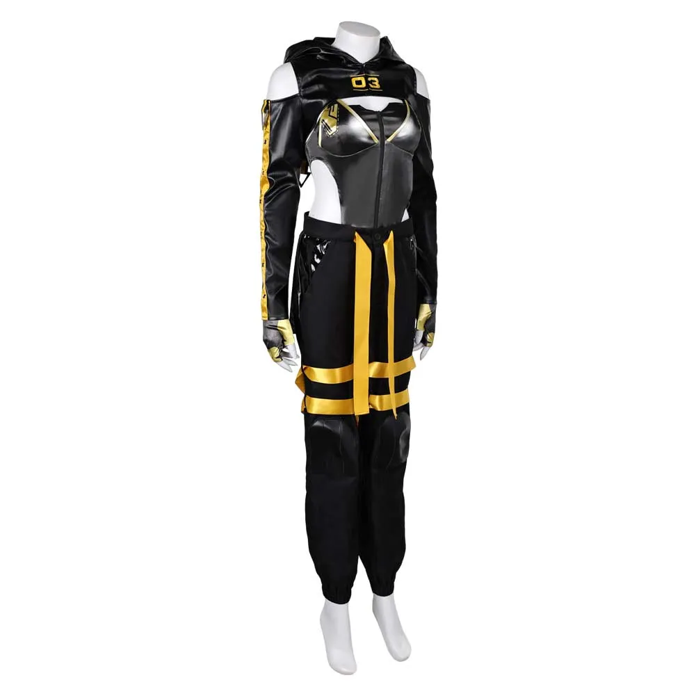 Stellar Blade Lily Artemis II Artemis Black Outfit Cosplay Costume Halloween Carnival Suit