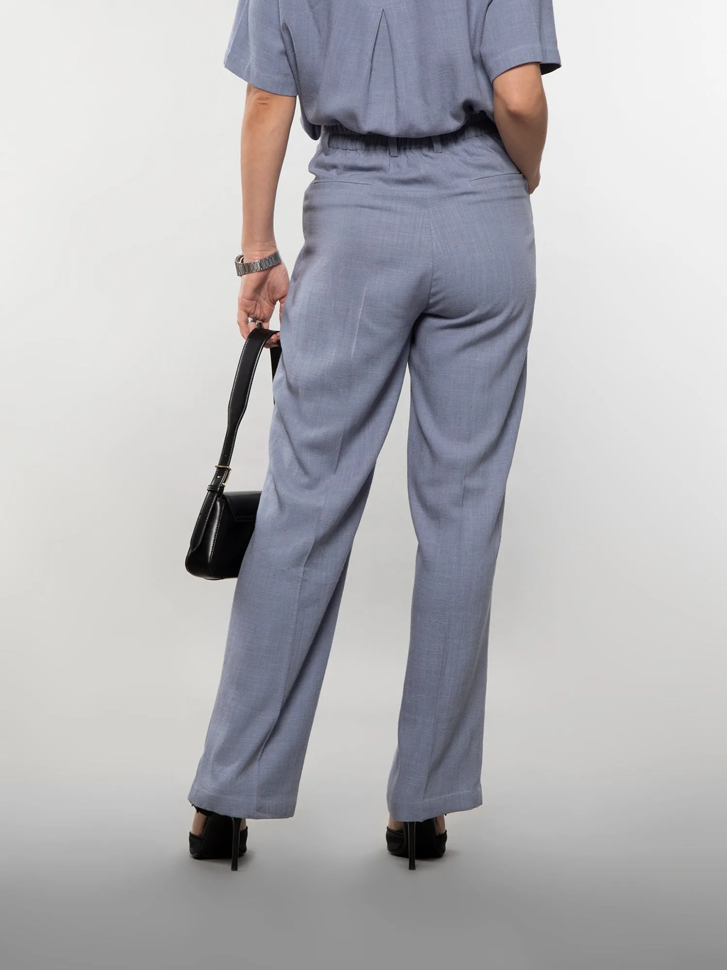 Straight linen pants