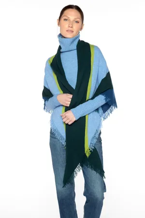 Striped Fringe Triangle wrap LFAC4-260
