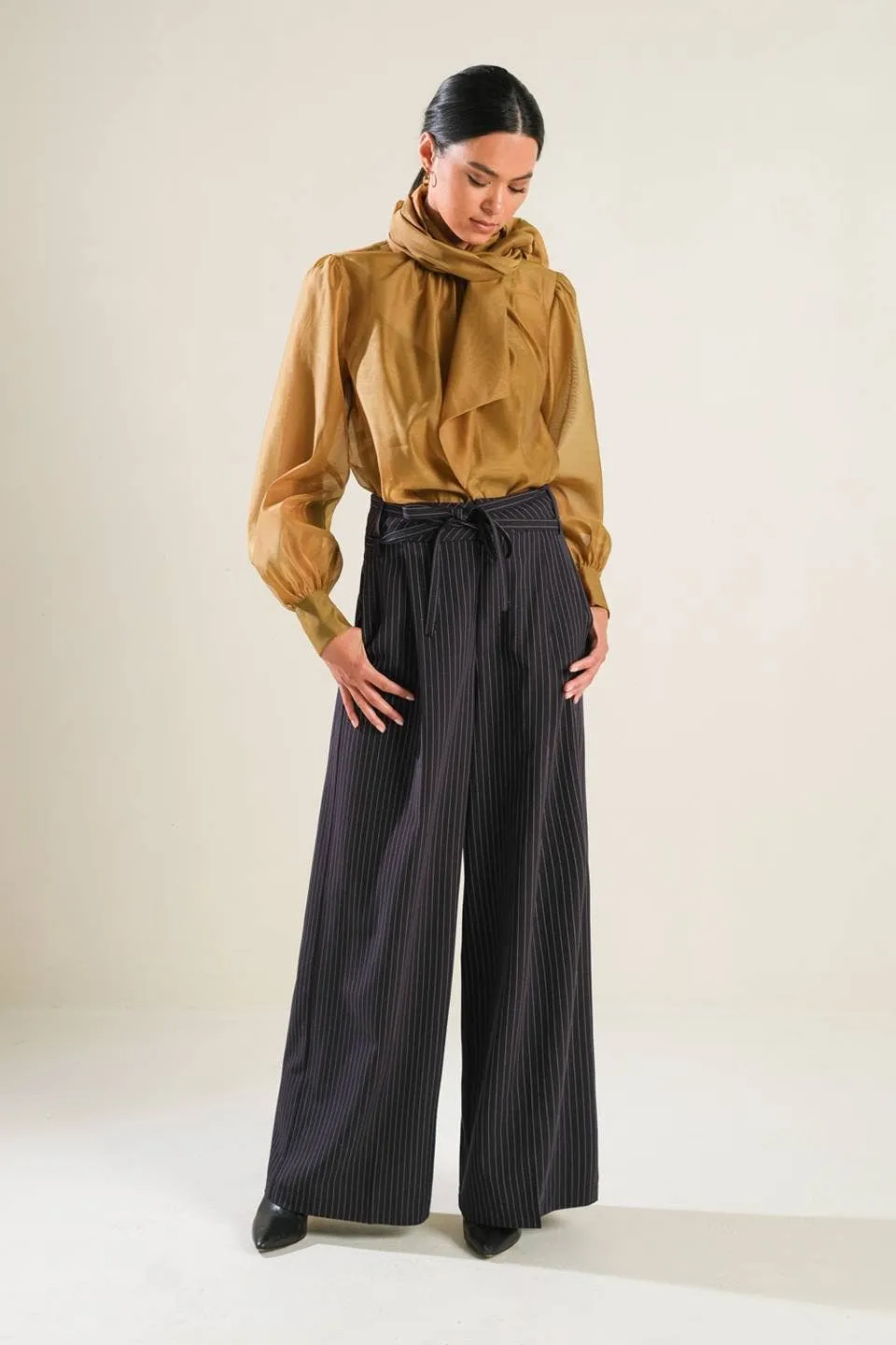 Striped Woven Pants