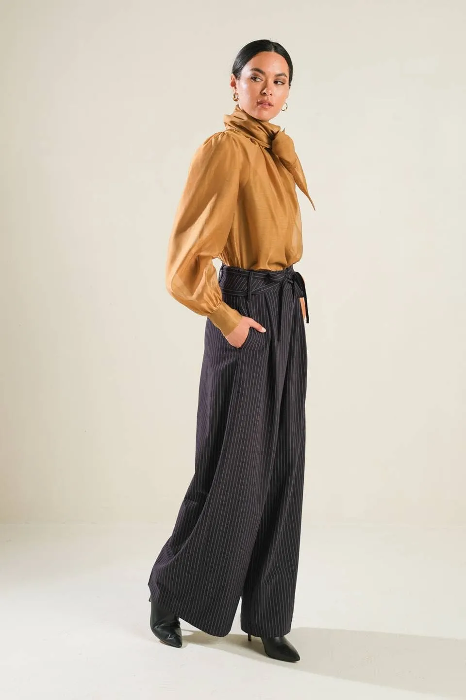 Striped Woven Pants