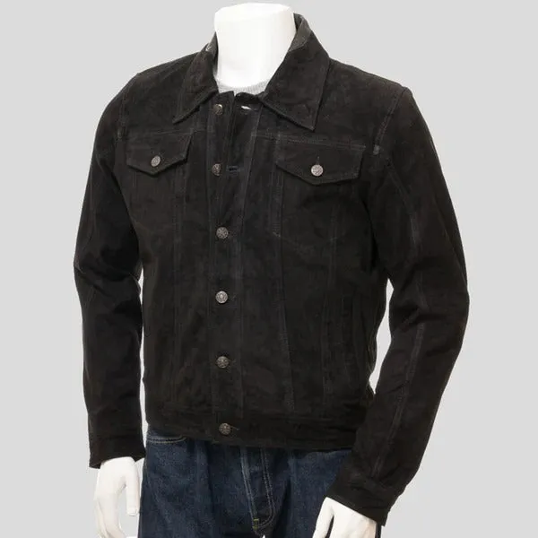 Suede Leather Jacket for Men