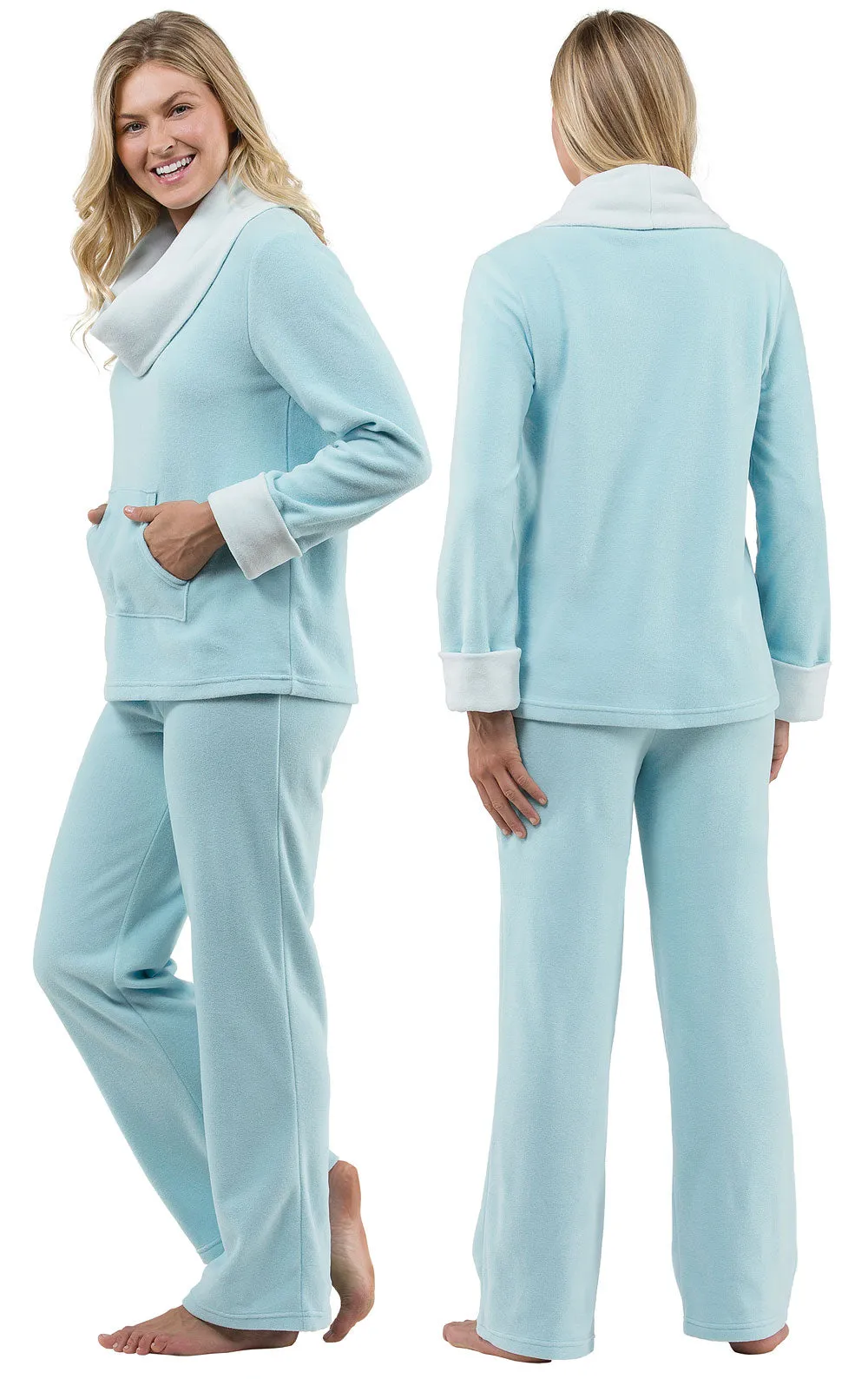 Super Soft Cowl-Neck Pajamas