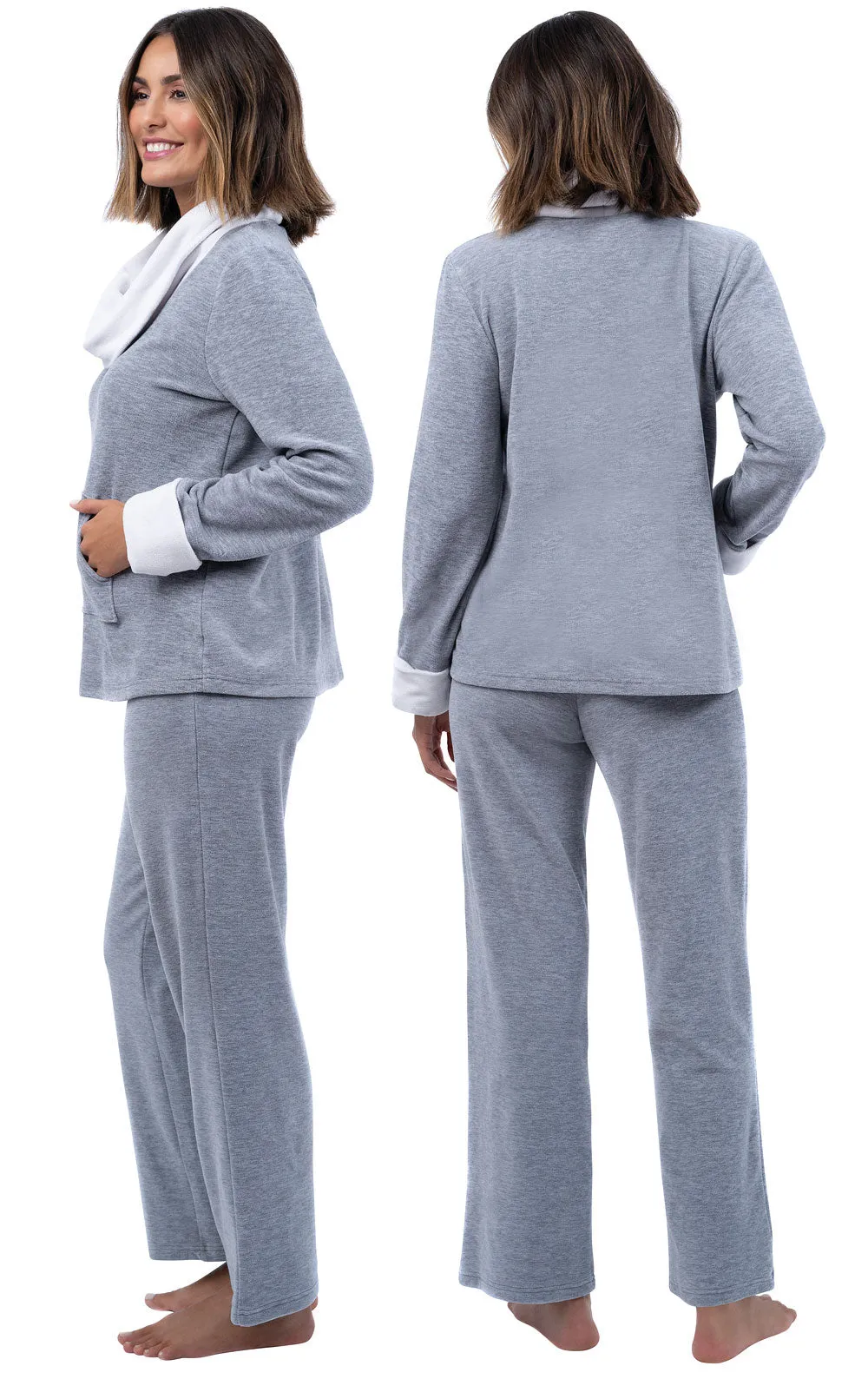 Super Soft Cowl-Neck Pajamas