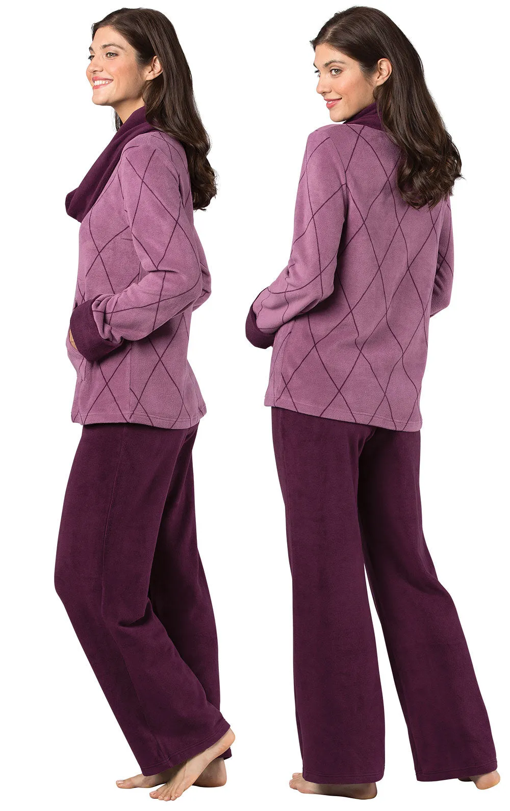 Super Soft Cowl-Neck Pajamas