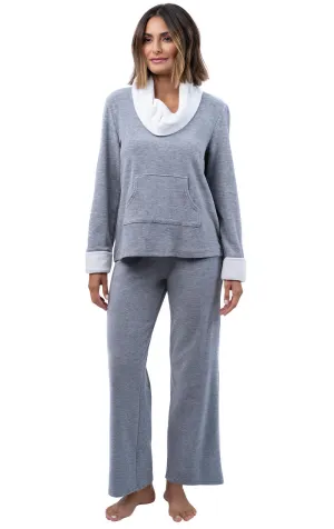 Super Soft Cowl-Neck Pajamas