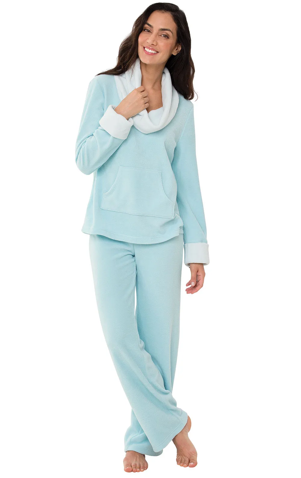 Super Soft Cowl-Neck Pajamas