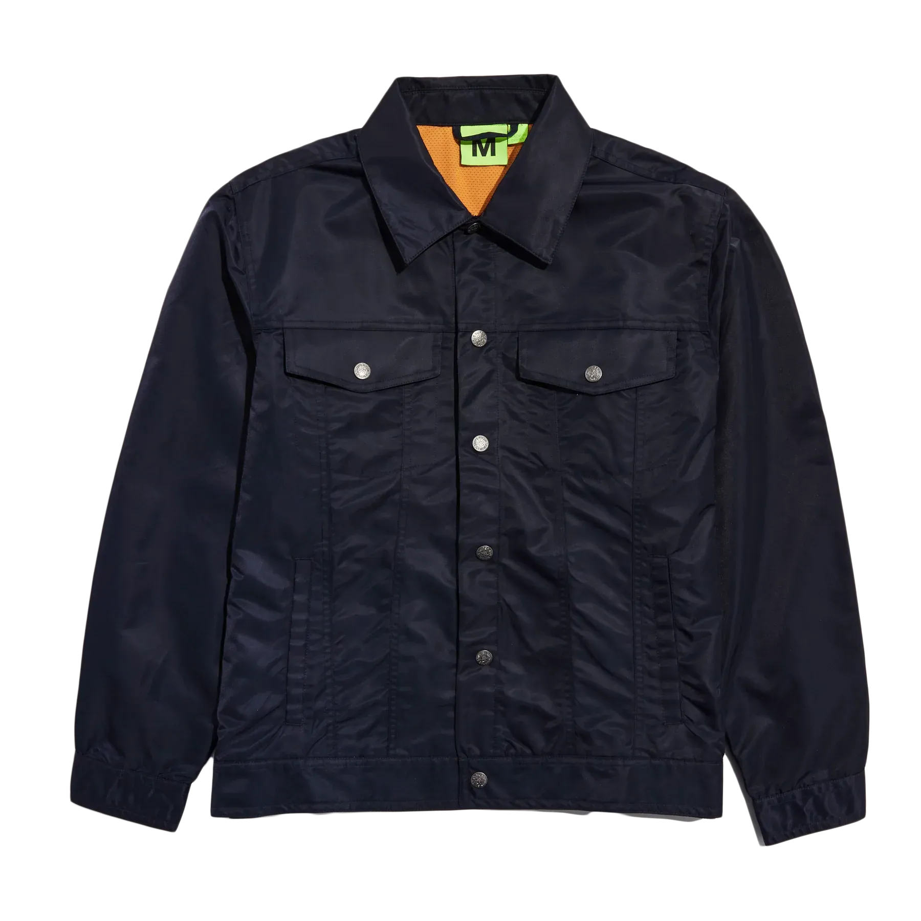 SUPERVSN Studio Nylon Trucker Jacket ' Navy'