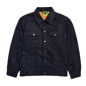 SUPERVSN Studio Nylon Trucker Jacket ' Navy'