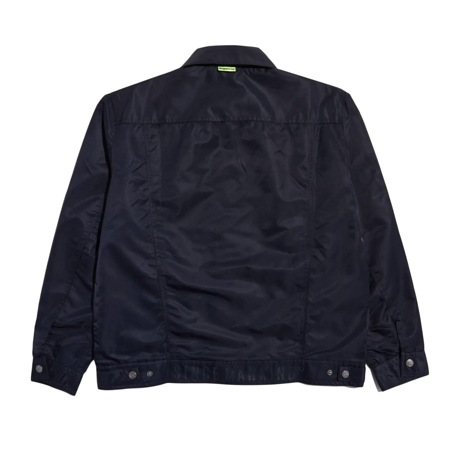 SUPERVSN Studio Nylon Trucker Jacket ' Navy'
