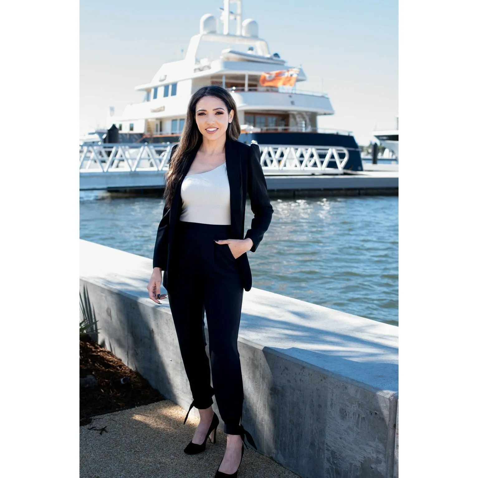 Sylvia Side Tie Pants
