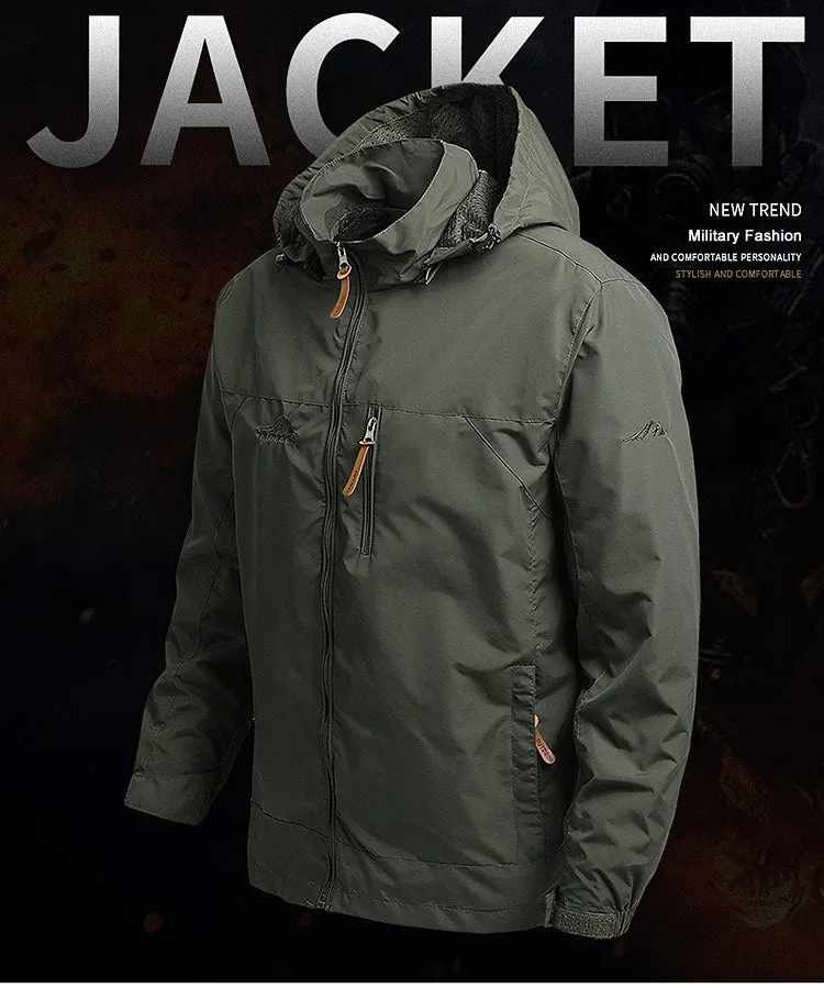 Tactical Windbreaker Jacket: Waterproof Outdoor Gear