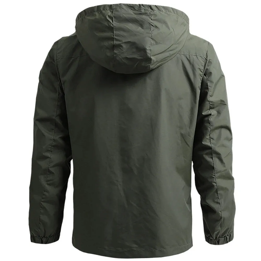 Tactical Windbreaker Jacket: Waterproof Outdoor Gear