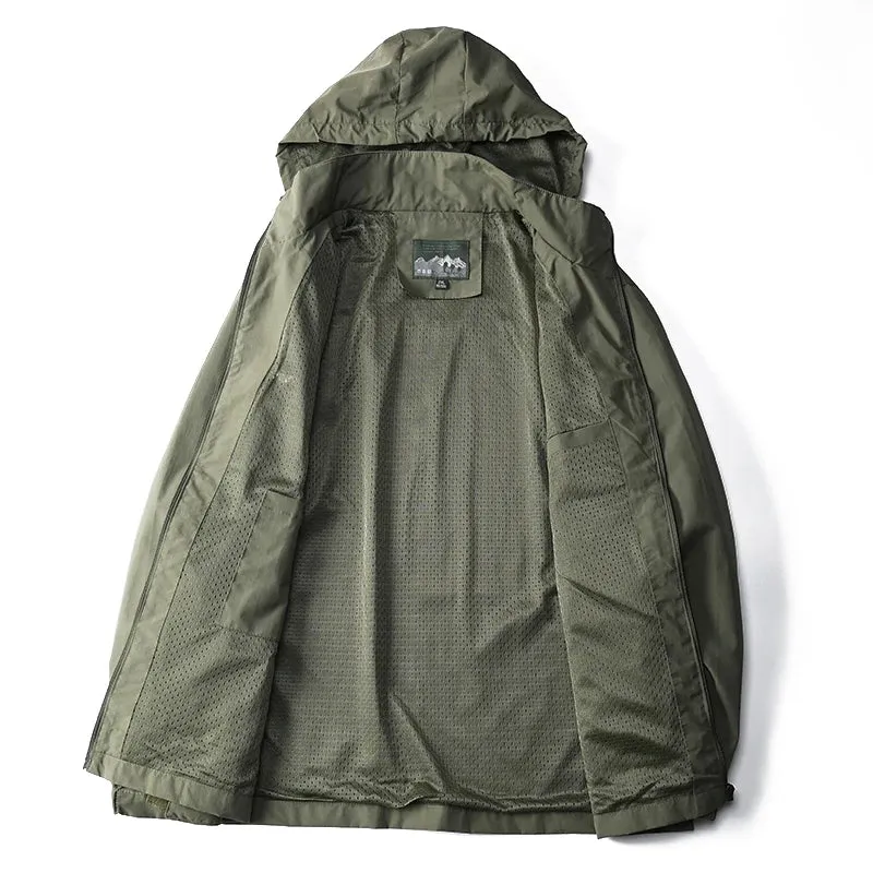 Tactical Windbreaker Jacket: Waterproof Outdoor Gear