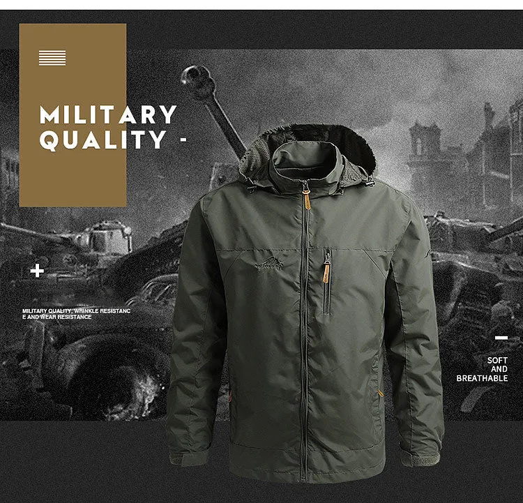 Tactical Windbreaker Jacket: Waterproof Outdoor Gear