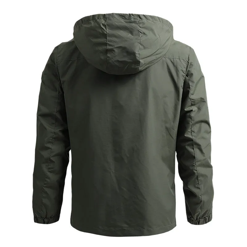 Tactical Windbreaker Jacket: Waterproof Outdoor Gear