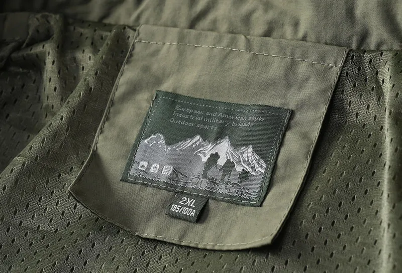 Tactical Windbreaker Jacket: Waterproof Outdoor Gear