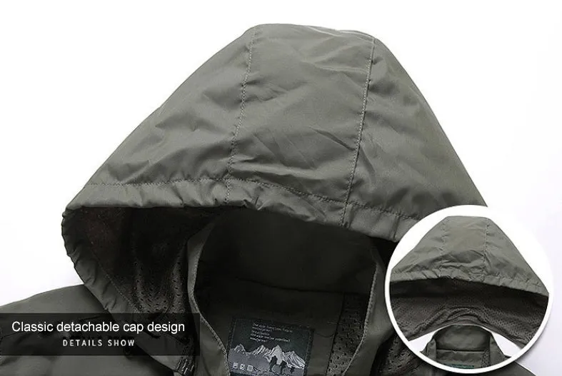 Tactical Windbreaker Jacket: Waterproof Outdoor Gear