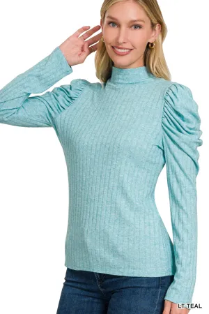 Teal Turtleneck
